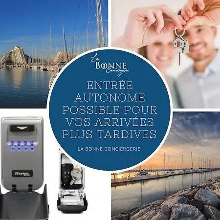 Apartment L'amiral * Clim * A 2 Minutes * Wifi * Centre La Grande-Motte